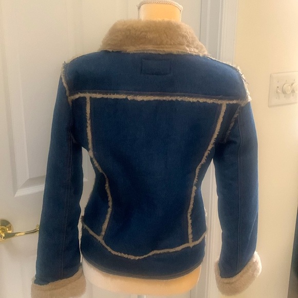 Vintage Sherpa Denim & Fleece Jacket - Picture 3 of 9